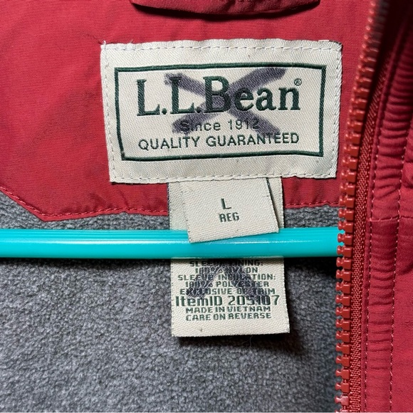 LL Bean Warm Up Fleece Lined Jacket. - Picture 6 of 7